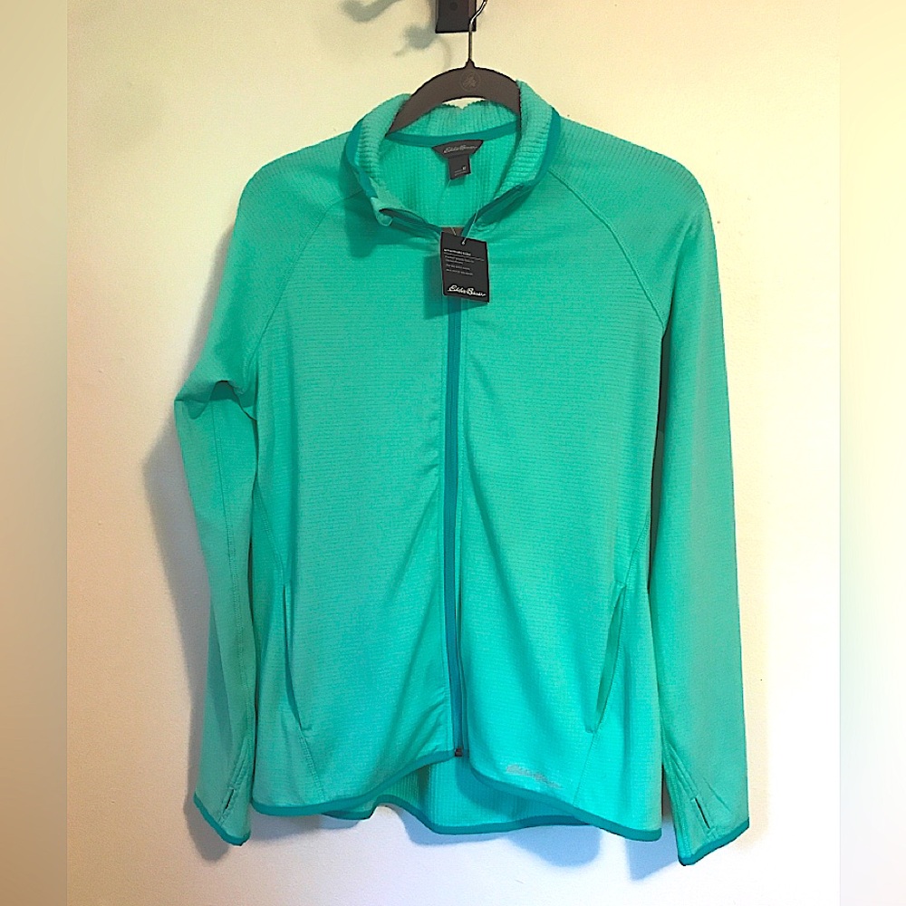 NWT Eddie Bauer Women’s Aqua Full-Zip Active Jacket